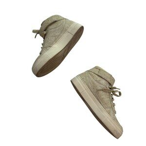 Diemme Brenta Alto Suede High Top Sneakers in Beige
